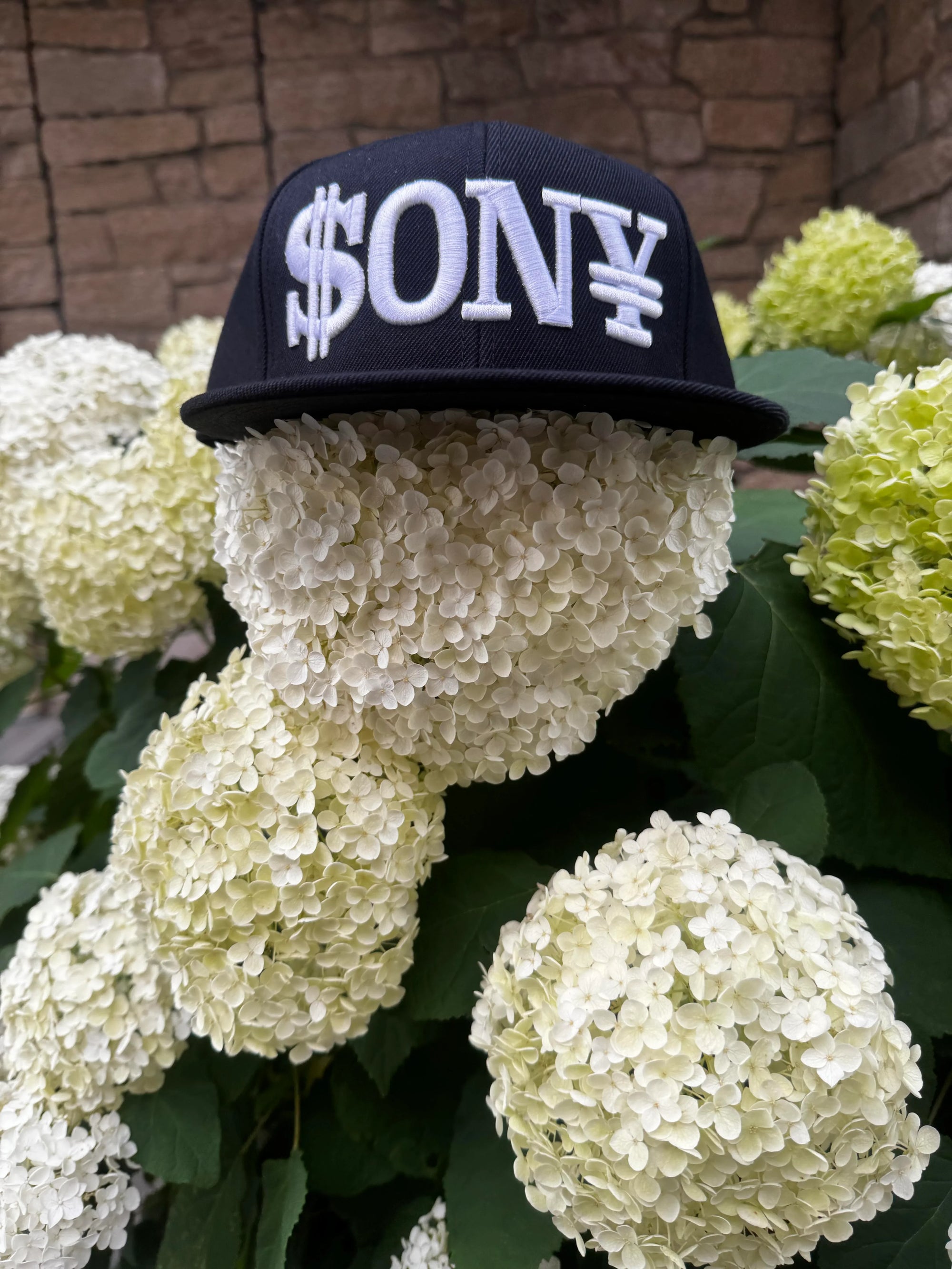DOLONYEN ファーストピッチ ベースボールキャップ BLACK × White