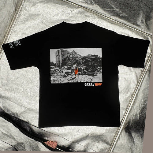 DOLONYEN Luftangriffe auf Dresden 1945 / Gaza now T-shirt